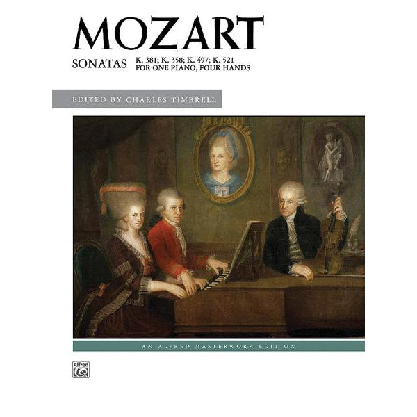 Mozart - Sonatas for One Piano Four Hands-Sheet Music-Alfred Music-Logans Pianos