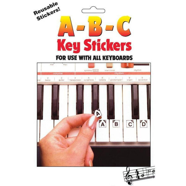 ABC Keyboard Stickers-Sheet Music-Hal Leonard-Logans Pianos