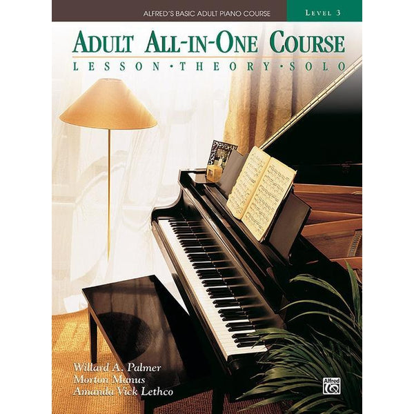Alfred's Basic Adult Piano Course: All-In-One Book 3-Sheet Music-Alfred Music-Book-Logans Pianos