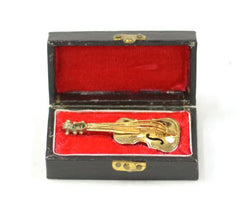 Brass Violin Miniature-Orchestral Strings-Strad-Logans Pianos