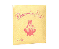 Clarendon Gold Viola Strings - Single C-Orchestral Strings-Clarendon-14"-Logans Pianos