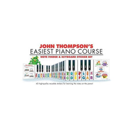 Easiest Piano Course Note Finder & Keyboard Sticker Set-Sheet Music-Willis Music-Logans Pianos