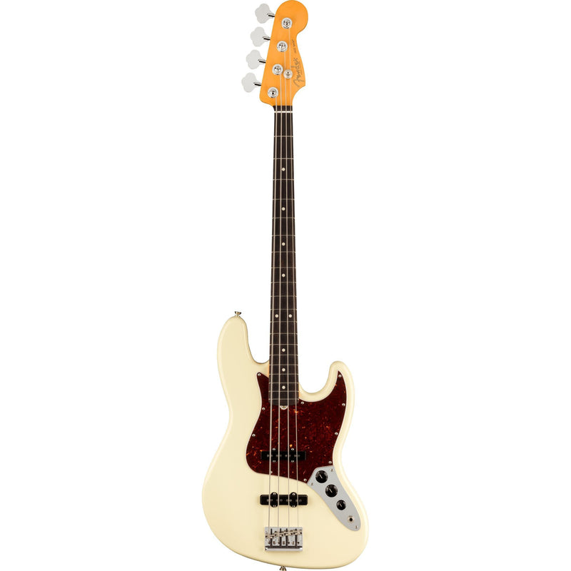 Fender American Professional II Jazz Bass-Guitar & Bass-Fender-Rosewood-Olympic White-Logans Pianos