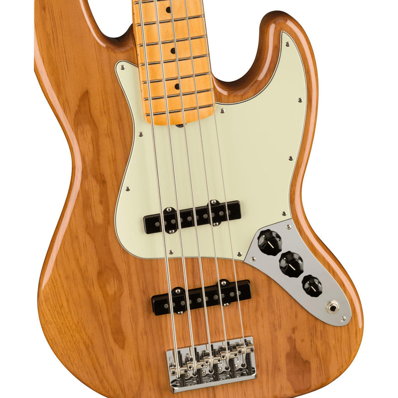 Fender American Professional II Jazz Bass V-Guitar & Bass-Fender-Maple-Roasted Pine-Logans Pianos