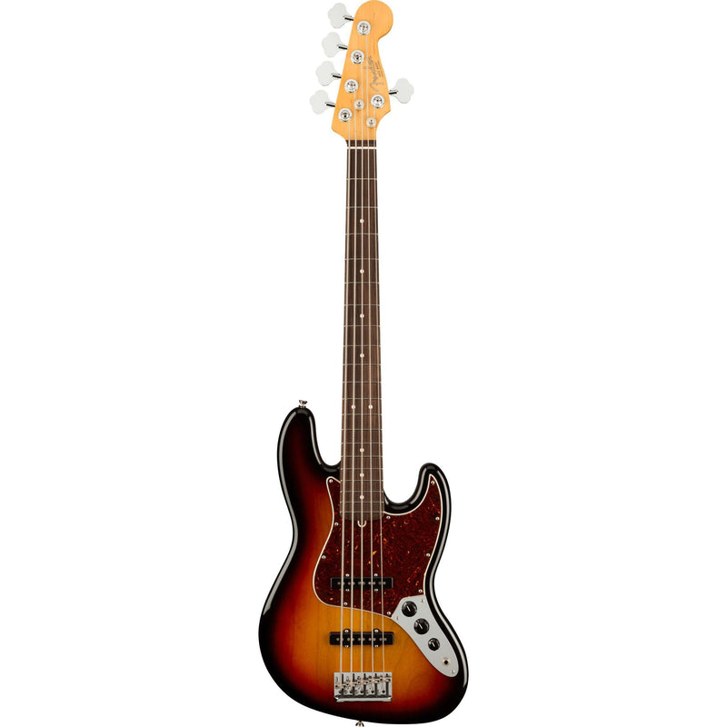 Fender American Professional II Jazz Bass V-Guitar & Bass-Fender-Rosewood-3-Color Sunburst-Logans Pianos