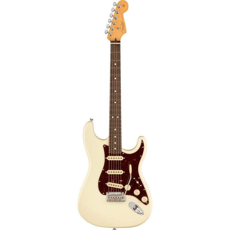 Fender American Professional II Stratocaster-Guitar & Bass-Fender-Rosewood-Olympic White-Logans Pianos