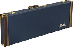 Fender Classic Series Wood Case Strat/Tele-Guitar & Bass-Fender-Navy-Logans Pianos