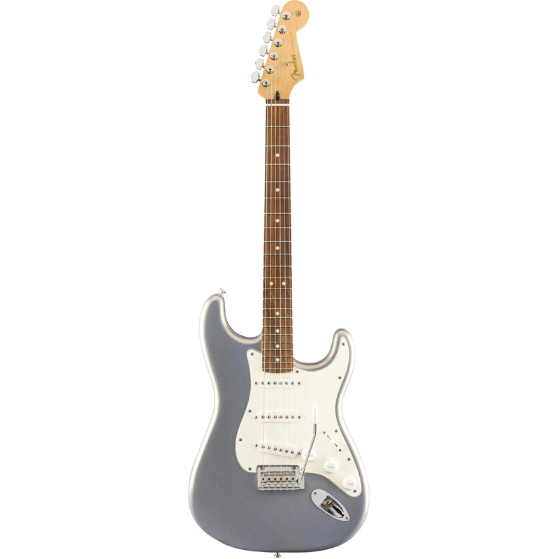 Fender Player Stratocaster-Guitar & Bass-Fender-Pau Ferro-Silver-Logans Pianos