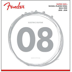 Fender Super 250's Electric Guitar Strings-Guitar & Bass-Fender-.008 - .038-Logans Pianos