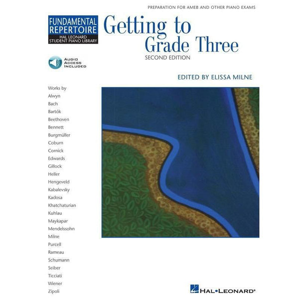 Getting To Grade Three-Sheet Music-Hal Leonard-Book/Online Audio-Logans Pianos