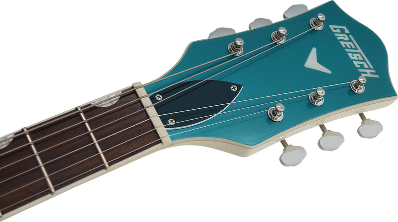 Gretsch Limited Edition G5410T Electromatic "Tri-Five" Electric Guitar-Guitar & Bass-Gretsch-Two-Tone Ocean Turquoise/Vintage White-Logans Pianos