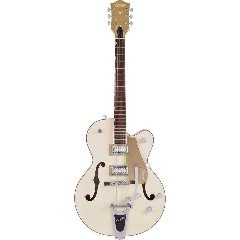 Gretsch Limited Edition G5410T Electromatic "Tri-Five" Electric Guitar-Guitar & Bass-Gretsch-Two-Tone Vintage White/Casino Gold-Logans Pianos