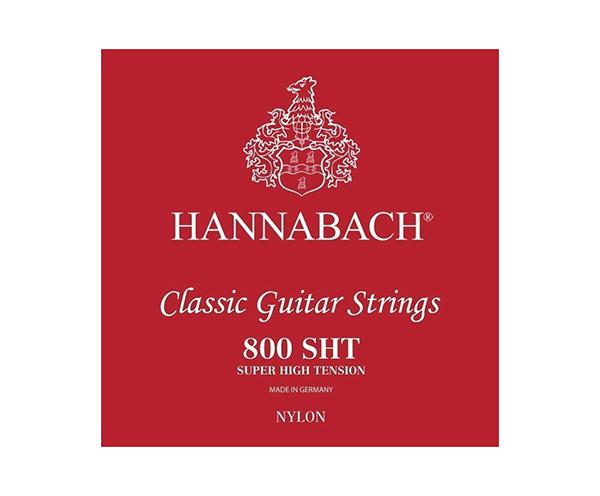 HANNABACH CLASSICAL 800SHT SET - RED (SUPER HIGH TENSION)-Guitar & Bass-Hannabach-Logans Pianos
