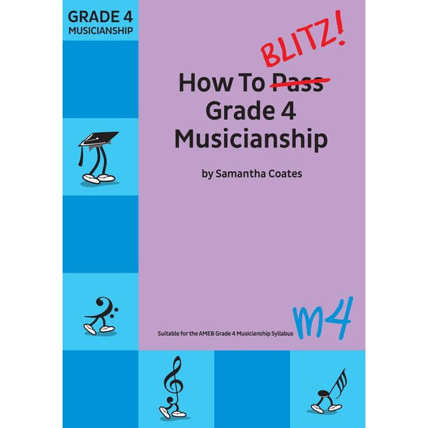 How To Blitz Grade 4 Musicianship-Sheet Music-BlitzBooks Publications-Logans Pianos