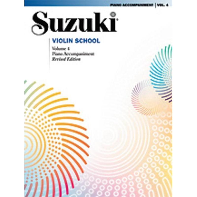 Suzuki Violin School - Volume 4-Sheet Music-Suzuki-Piano Accompaniment-Logans Pianos