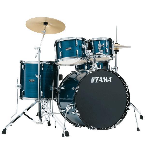 Tama Stagestar SG50H5C Drum Kit-Drums & Percussion-Tama-Hairline Blue-Logans Pianos