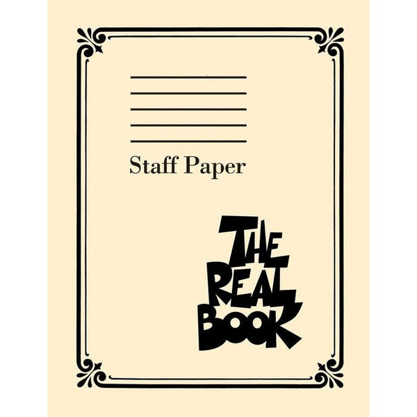 The Real Book - Staff Paper-Sheet Music-Hal Leonard-Logans Pianos