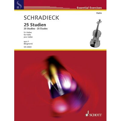 25 Studies Op 1 For Violin-Sheet Music-Schott Music-Logans Pianos