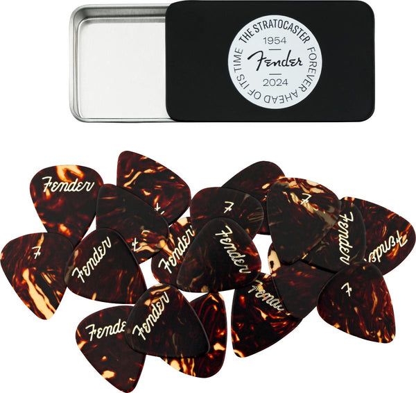 70th Anniversary Pick Tin - 12 Picks-Guitar & Bass-Fender-Logans Pianos