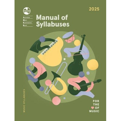 AMEB 2025 Manual of Syllabuses-Sheet Music-AMEB-Logans Pianos