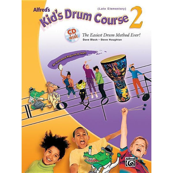 Alfred's Kid's Drum Course 2 BK/OLA-Sheet Music-Alfred Music-Logans Pianos