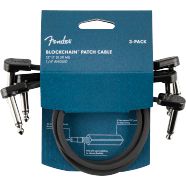 Angled Blockchain Patch Cables (3-Pack)-Guitar & Bass-Fender-12"-Logans Pianos