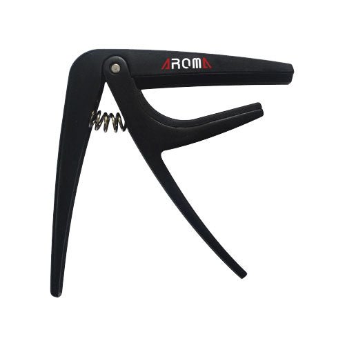 Aroma Trigger Guitar Capo-Guitar & Bass-Aroma-Silver Flat-Logans Pianos