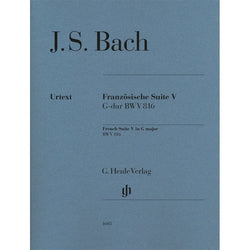 Bach- French Suite No. 5 G major BWV 816-Sheet Music-G. Henle Verlag-Logans Pianos
