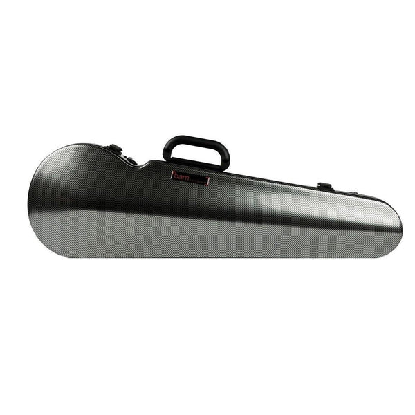 Bam Hightech Contoured 1.6kg Violin Case-Orchestral Strings-Bam-Black Carbon-Logans Pianos