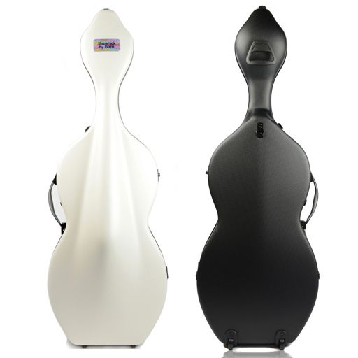 Bam Hightech Shamrock Cello Case 3.9 With Wheels-Orchestral Strings-Bam-Azure Blue-Logans Pianos