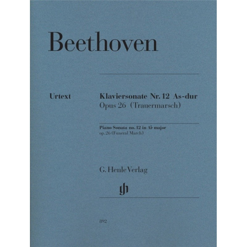 Beethoven - Piano Sonata No. 12 A flat major Op. 26-Sheet Music-Hal Leonard Australia-Logans Pianos