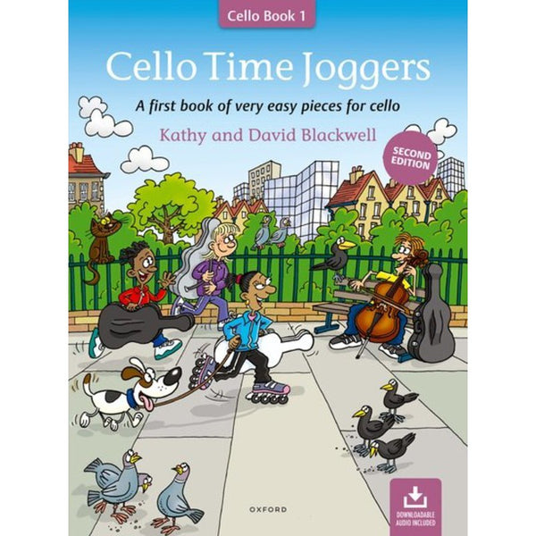 Cello Time Joggers Book/CD 2nd Edition-Sheet Music-Oxford University Press-Logans Pianos