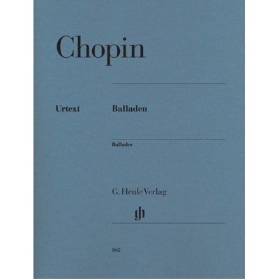 Chopin - Ballades-Sheet Music-G. Henle Verlag-Logans Pianos