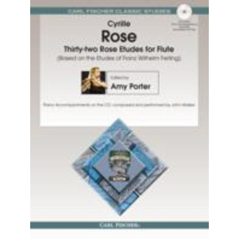 Cyrille Rose - Thirty-two Rose Etudes For Flute-Sheet Music-Carl Fischer-Logans Pianos