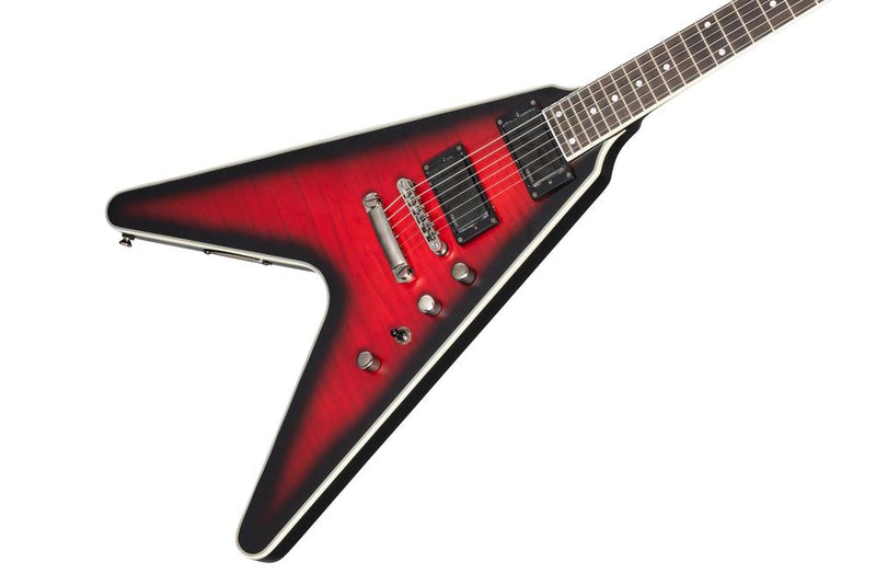 Dave Mustaine Epiphone Flying V Prophecy Electric Guitar - Red Burst-Guitar & Bass-Epiphone-Logans Pianos