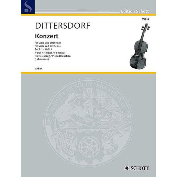 Dittersdorf Concerto in F major-Sheet Music-Schott Music-Logans Pianos