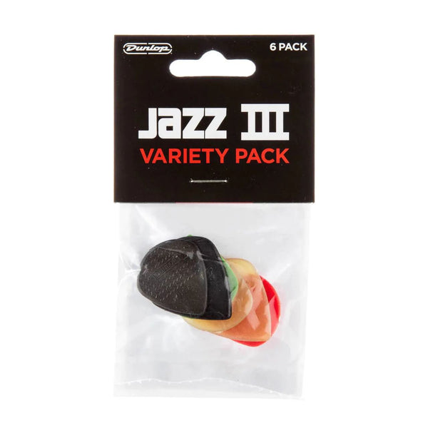 Dunlop Jazz III Mixed Players Pk-Guitar & Bass-Jim Dunlop-Logans Pianos