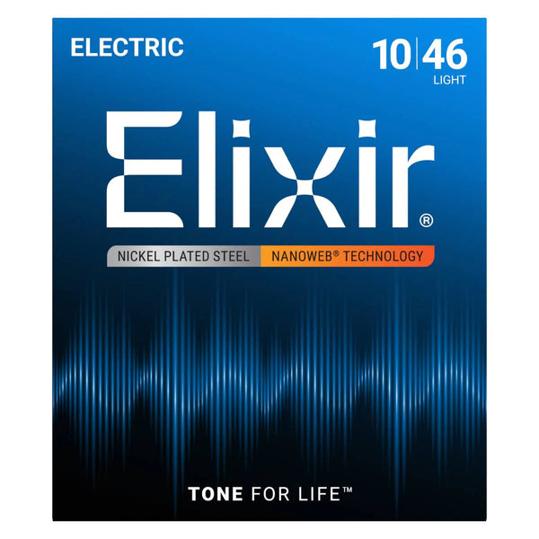 Elixir Nanoweb Electric 10-46 - 3 Pack - Light-Guitar & Bass-NMS-Logans Pianos