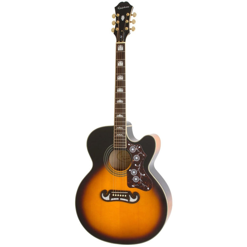 Epiphone EJ-200CE Acoustic Guitar Vintage Sunburst-Guitar & Bass-Epiphone-Vintage Sunburst-Logans Pianos