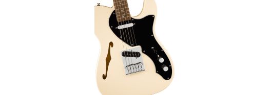 Fender Affinity Series Telecaster Thinline-Guitar & Bass-Squier-Olympic White-Logans Pianos