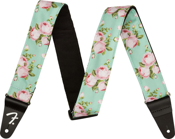 Fender Floral Guitar Strap-Guitar & Bass-Fender-Marigold-Logans Pianos