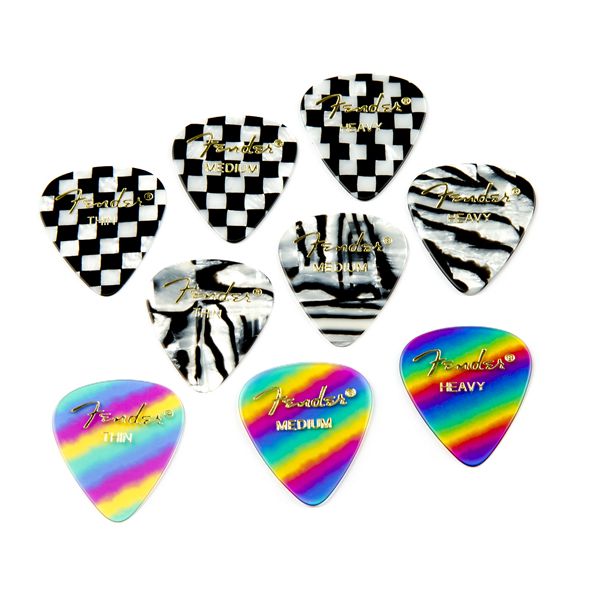 Fender Graphic 351 Shape Picks 12 Pack-Guitar & Bass-Fender-Logans Pianos