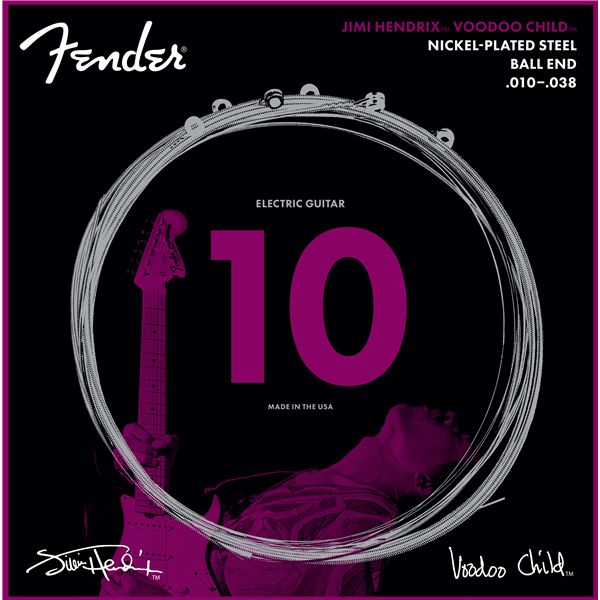 Fender Hendrix Voodoo Child Electric guitar strings-Guitar & Bass-Fender-10-38-Logans Pianos