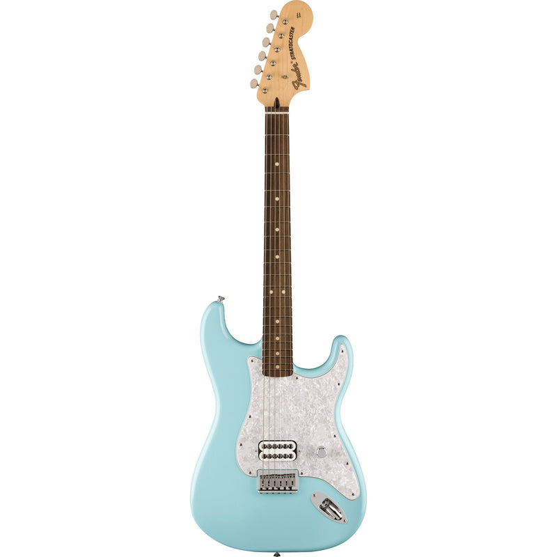 Fender Limited Edition Tom Delonge Stratocaster-Guitar & Bass-Fender-Daphne Blue-Logans Pianos