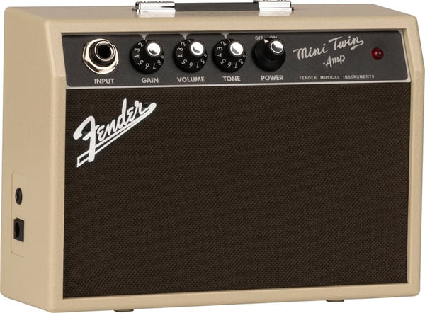 Fender Mini '65 Twin Amp-Guitar & Bass-Fender-Black-Logans Pianos
