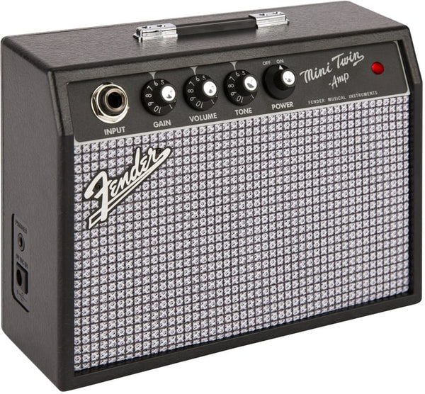 Fender Mini '65 Twin Amp-Guitar & Bass-Fender-Black-Logans Pianos
