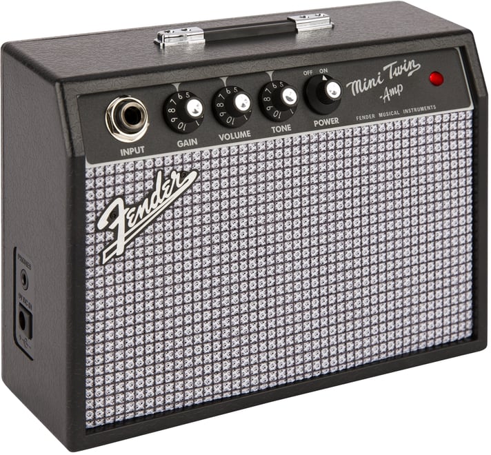 Fender Mini '65 Twin Amp-Guitar & Bass-Fender-Black-Logans Pianos