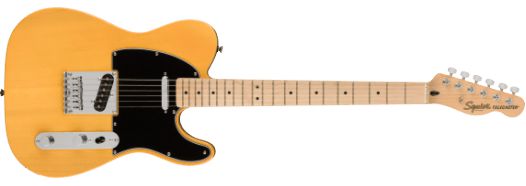 Fender Squier Affinity Series™ Telecaster-Guitar & Bass-Squier-Maple-Butterscotch Blonde-Logans Pianos