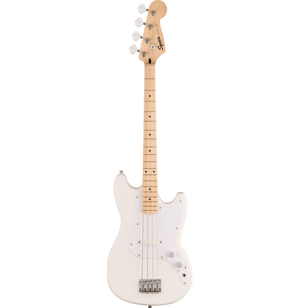 Fender Squier Bronco Arctic White Bass Guitar-Guitar & Bass-Fender-Logans Pianos