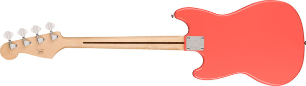 Fender Squier Bronco Tahitian Coral Bass Guitar-Guitar & Bass-Fender-Logans Pianos